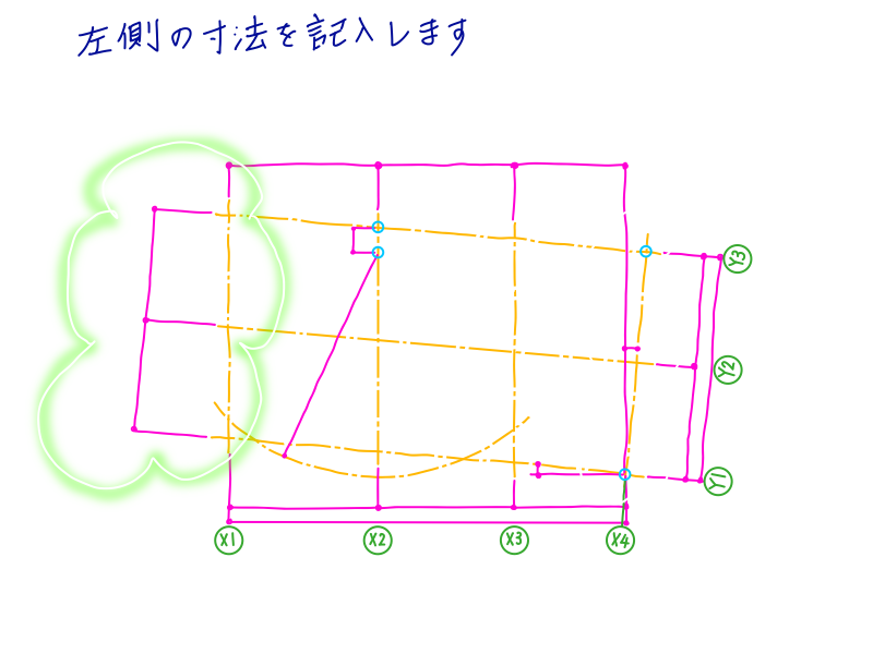 AutoCADでの寸法線作成手順STEP2-10