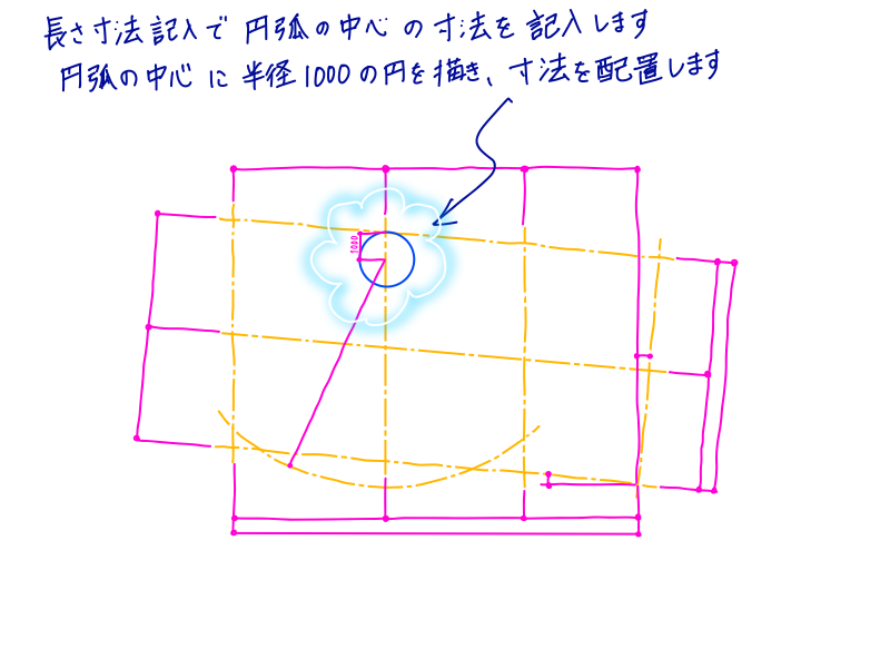 AutoCADでの寸法線作成手順STEP2-22