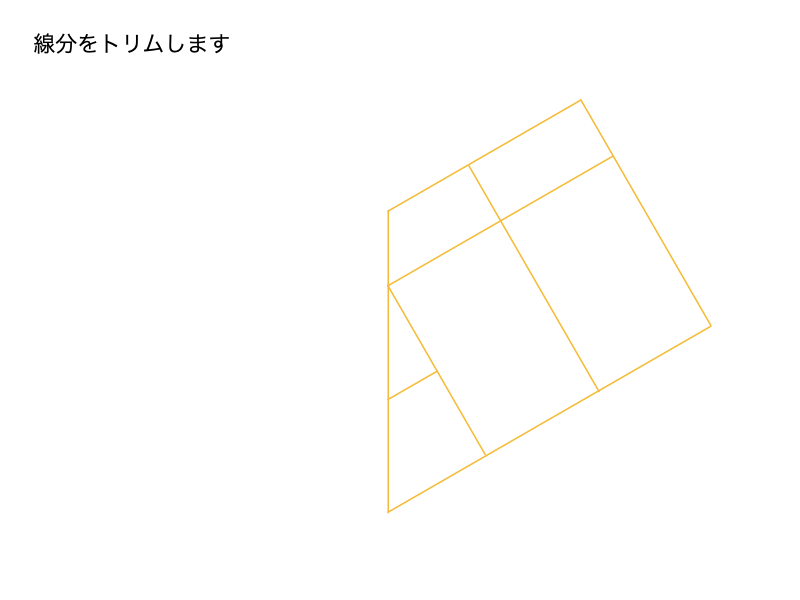 AutoCADでトリム手順STEP1-6