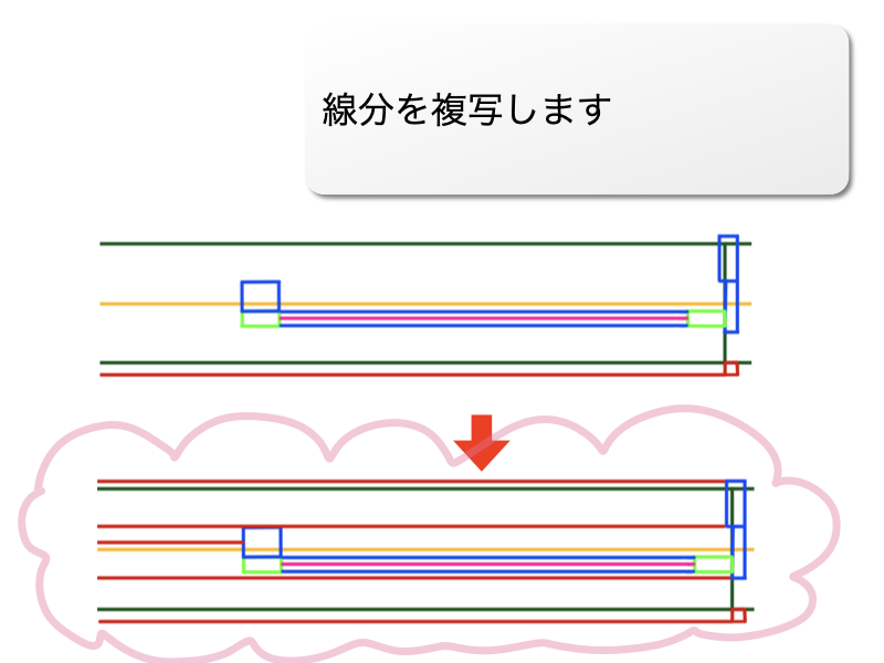 建築CAD検定3級過去問題 壁と窓 AutoCADで練習 解説図