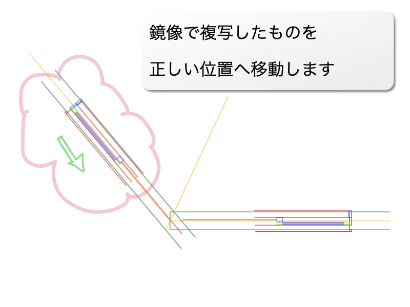 建築CAD検定3級過去問題 壁と窓 AutoCADで練習 解説図