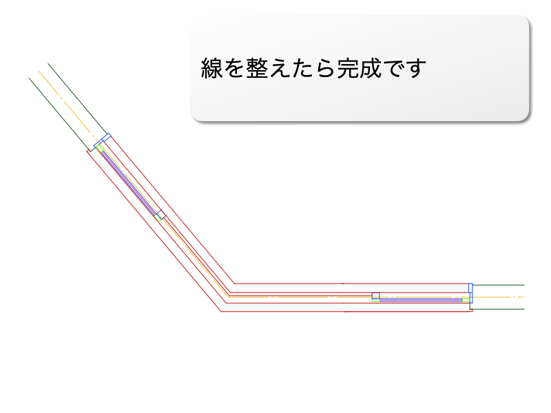 建築CAD検定3級過去問題 壁と窓 AutoCADで練習 解説図